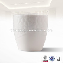 Nuevo drinkware del diseño fijó las tazas de cerámica la taza de té de la boca ancha de China de hueso